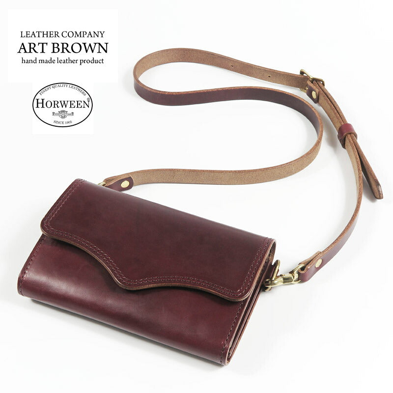 ART BROWN アートブラウン ホーウィン社 クロムエクセル ウォレットバッグ  VGC00075AB Chromexcel Wallet Bag 【2026年秋冬新作】