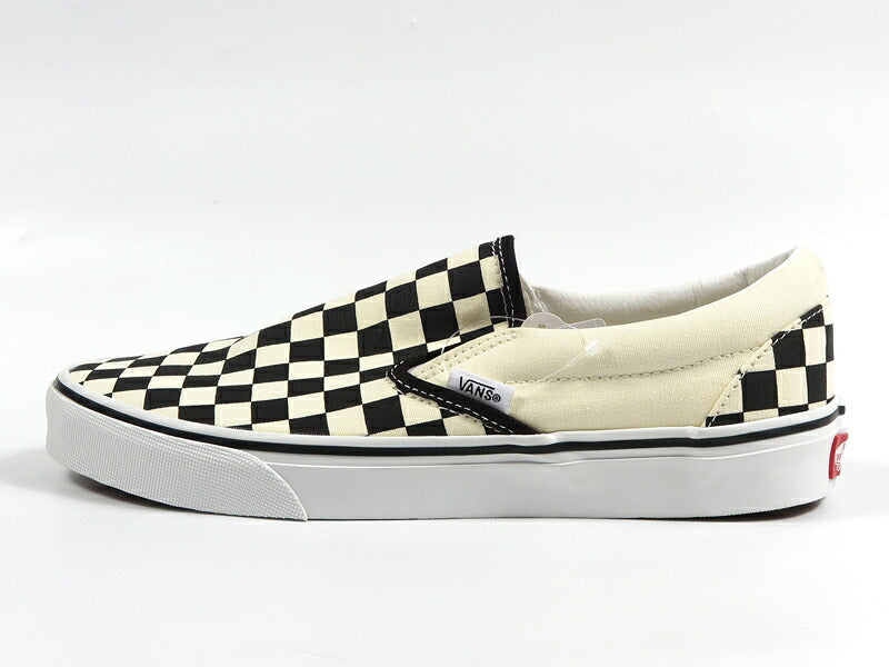 VANS バンズ Classic クラシック スリッポン CHECKERBOARD BLACK/WHITE スニーカー シューズ  ヴァンズ Slip-On VN000EYEBWW【2026年秋冬新作】