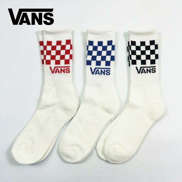 VANS Klassische Kariert Crew-Socken 3er-Set VANS VN000QBUWHT