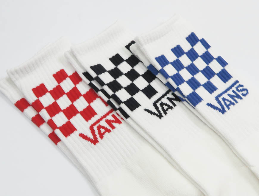 VANS Klassische Kariert Crew-Socken 3er-Set VANS VN000QBUWHT