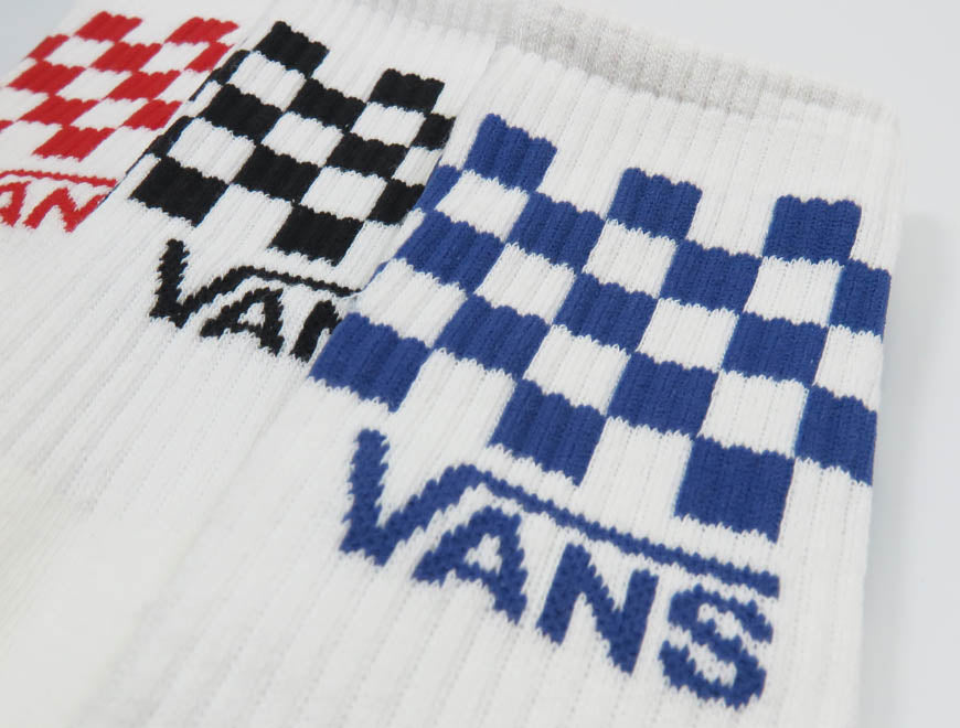 VANS Klassische Kariert Crew-Socken 3er-Set VANS VN000QBUWHT
