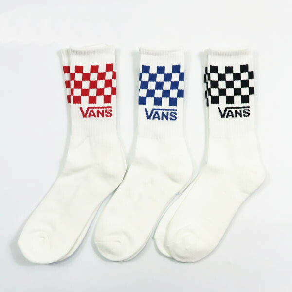 VANS Klassische Kariert Crew-Socken 3er-Set VANS VN000QBUWHT