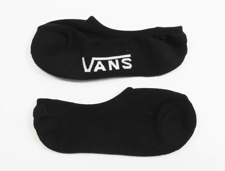 VANS Klassische No-Show-Socken 3er-Set Schwarz VANS VN000QBZBLK