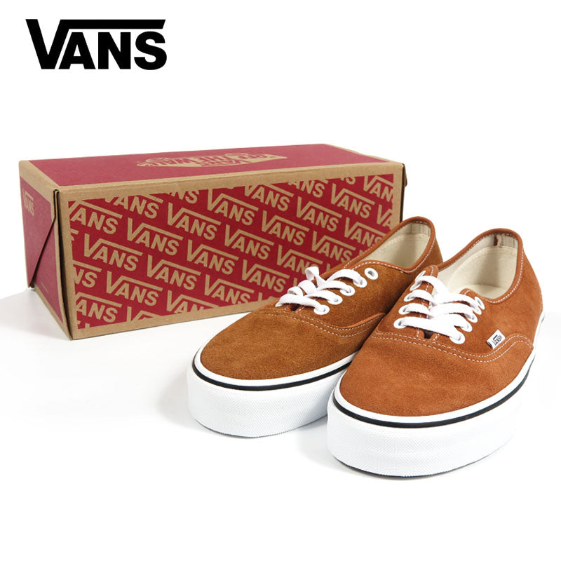 VANS バンズ Authentic オーセンティック スエード スニーカー ジンジャー シューズ  ヴァンズ  VN000Z74N1Z 【2026年秋冬新作】
