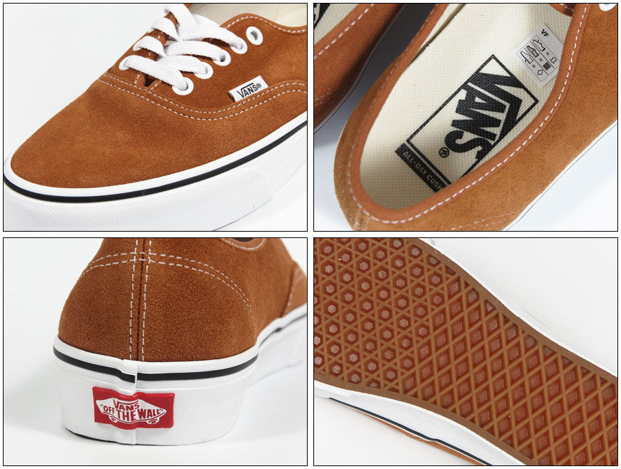 VANS バンズ Authentic オーセンティック スエード スニーカー ジンジャー シューズ  ヴァンズ  VN000Z74N1Z 【2026年秋冬新作】