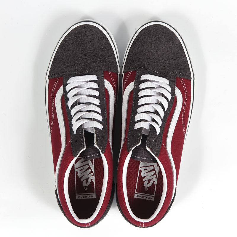 VANS バンズ Old Skool オールドスクール 2TONE BORDEAUX CHARCOAL スニーカー シューズ  ヴァンズ  VN000Z90BRD【2026年秋冬新作】