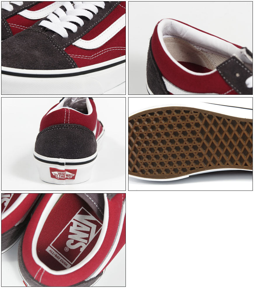 VANS バンズ Old Skool オールドスクール 2TONE BORDEAUX CHARCOAL スニーカー シューズ  ヴァンズ  VN000Z90BRD【2026年秋冬新作】