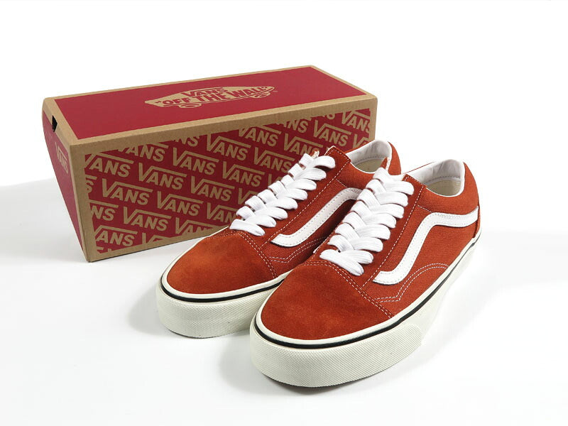 VANS バンズ Old Skool オールドスクール DUCK CANVAS BURNT ORANGE スニーカー シューズ  ヴァンズ  VN000Z90BTO【2026年秋冬新作】