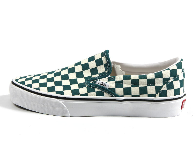 VANS バンズ Classic クラシック スリッポン CHECKERBOARD OCEAN TEAL スニーカー シューズ  ヴァンズ Slip-On VN00117AGRO【2026年秋冬新作】