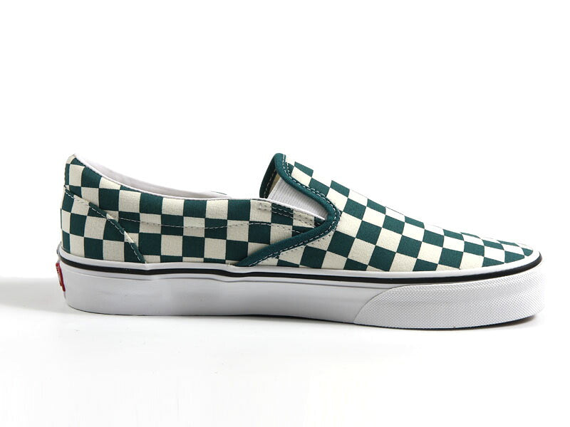VANS バンズ Classic クラシック スリッポン CHECKERBOARD OCEAN TEAL スニーカー シューズ  ヴァンズ Slip-On VN00117AGRO【2026年秋冬新作】