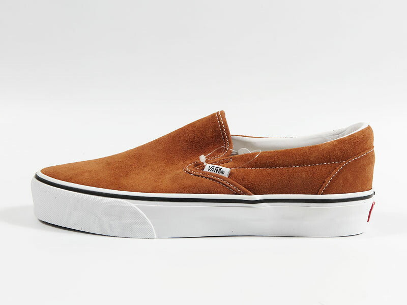 VANS バンズ Classic クラシック スリッポン スエード SUEDE Glazed Ginger グレイズドジンジャー  スニーカー シューズ  ヴァンズ Slip-On VN00117AN1Z【2026年秋冬新作】