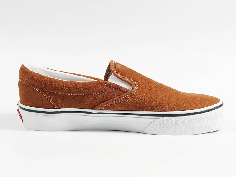 VANS バンズ Classic クラシック スリッポン スエード SUEDE Glazed Ginger グレイズドジンジャー  スニーカー シューズ  ヴァンズ Slip-On VN00117AN1Z【2026年秋冬新作】