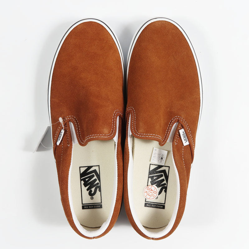 VANS Classic Slip-On de ante SUEDE Glazed Ginger zapatillas VN00117AN1Z【novedad otoño-invierno 2026】