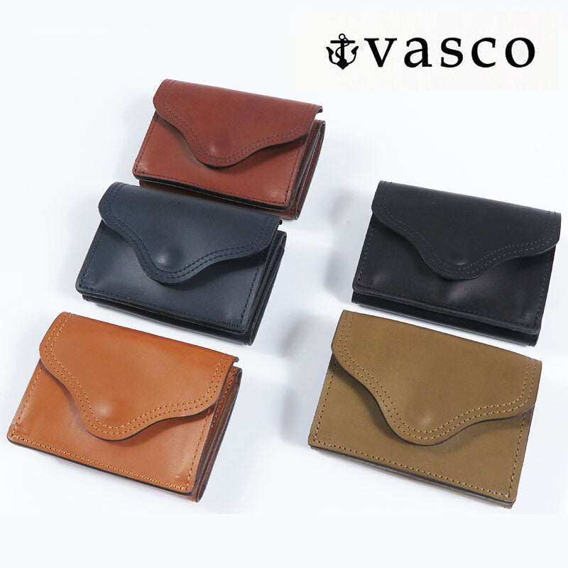 バスコ VASCO イタリアンレザー LEATHER VOYAGE POCKET WALLET ポケットウォレット 三つ折り財布 ヴァスコ VSC-702 【2026年春夏新作】