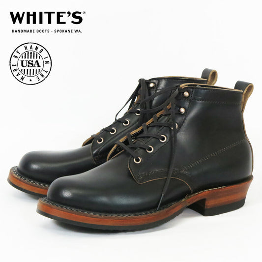 【现货】WHITE'S BOOTS ホワイツ 靴 SEMIDRESS 半正装 HORWEEN クロムエクセル 黑色 半复合Vibram鞋底