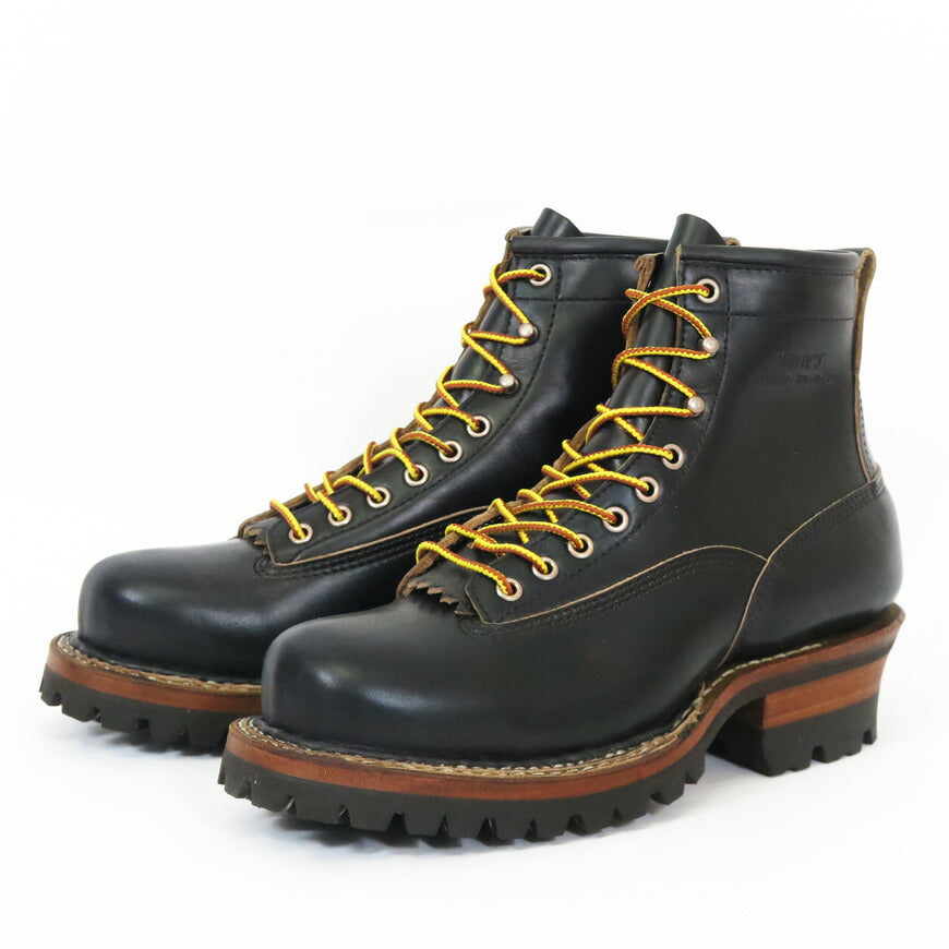【即納在庫】 WHITE'S BOOTS ホワイツ ブーツ SMOKE JUMPER 6" スモークジャンパー  HORWEEN クロムエクセル ブラック #100ビブラムソール