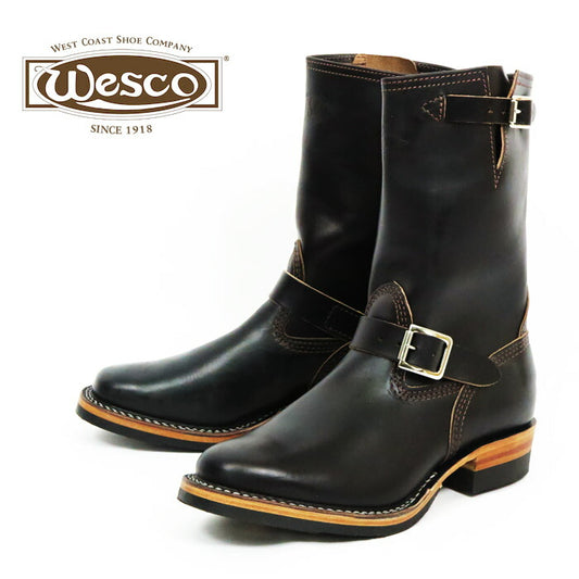 WESCO เวสโก้ MISTER LOU 7600 รองเท้าบูทวิศวกรหนังม้าสีแทนสูง 10" HORWEEN มิสเตอร์ลู