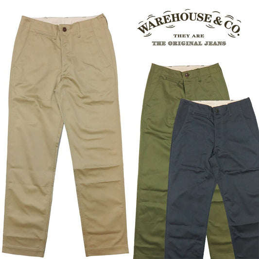 ウェアハウス WAREHOUSE Lot.1082 Pantalon chino militaire 【Nouvelle collection printemps-été 2026】