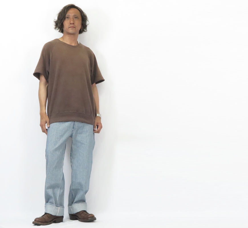 ウェアハウス WAREHOUSE Lot.1234 1920’S FREE LAND WAIST OVERALL ヒッコリーストライプ ワークパンツ