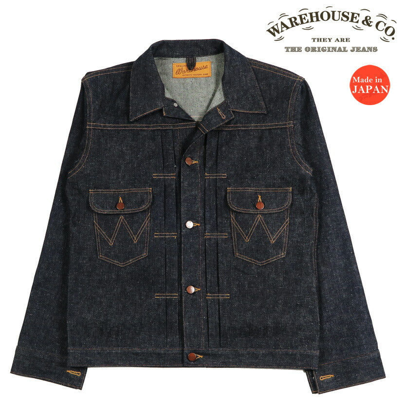 ウェアハウス WAREHOUSE Lot.2008 1947 MJ Pre-Rodeo デニム ジャケット 13.5oz 左綾 Wranglerタイプ 【2026年春夏新作】