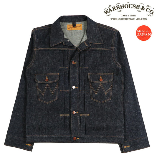 웨어하우스 WAREHOUSE Lot.2008 1947 MJ Pre-Rodeo 데님 재킷 13.5oz 좌능 Wrangler 타입 【2026년 봄/여름 신작】