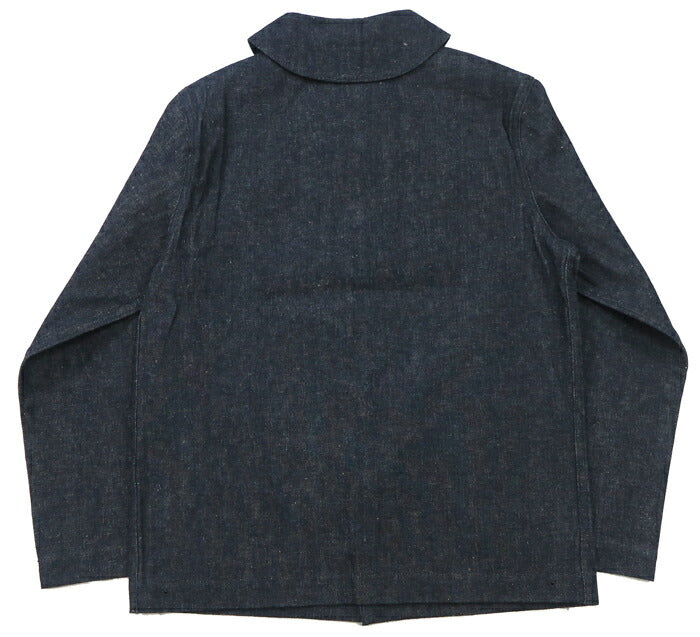 ウェアハウス WAREHOUSE Lot.2220 Coverall con cuello chal U.S.NAVY de mezclilla índigo