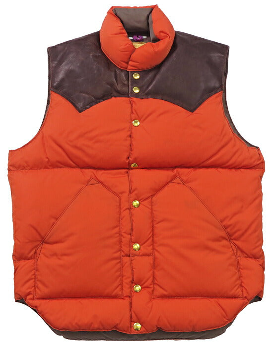 ウェアハウス WAREHOUSE ロッキーマウンテン フェザーベッド ROCKY MOUNTAIN FEATHERBED リップストップไนลอน ダウンเวสต์ ホースไฮด์ เลเซอร์ยอร์ค NYLON DOWN VEST ขนเป็ดขาว WH2221
