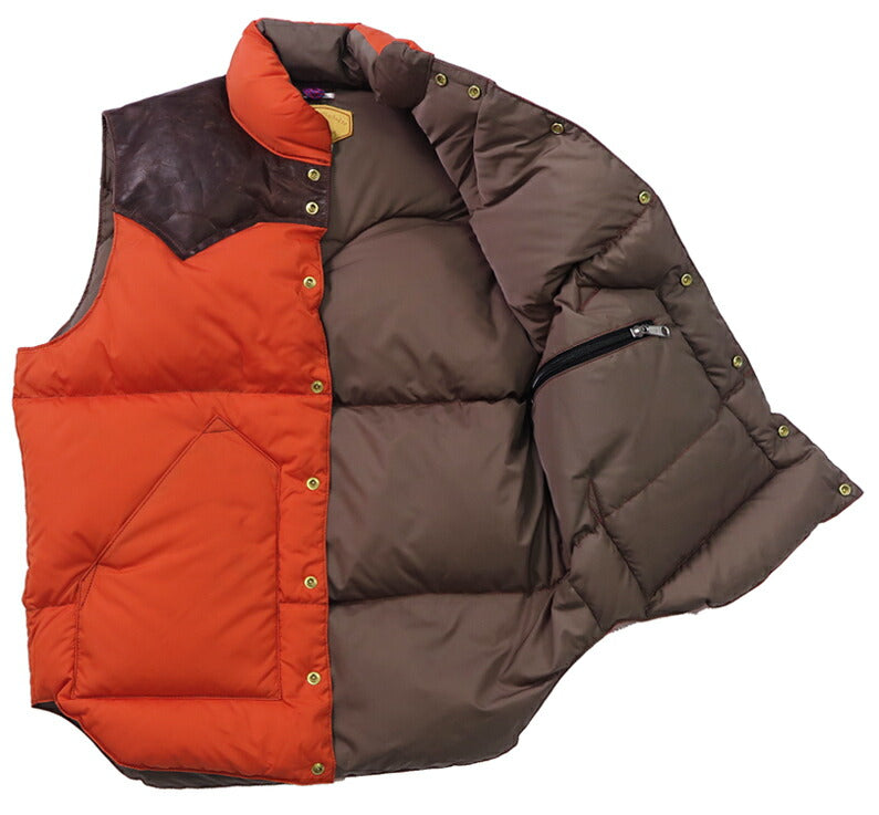 ウェアハウス WAREHOUSE ロッキーマウンテン フェザーベッド ROCKY MOUNTAIN FEATHERBED リップストップไนลอน ダウンเวสต์ ホースไฮด์ เลเซอร์ยอร์ค NYLON DOWN VEST ขนเป็ดขาว WH2221