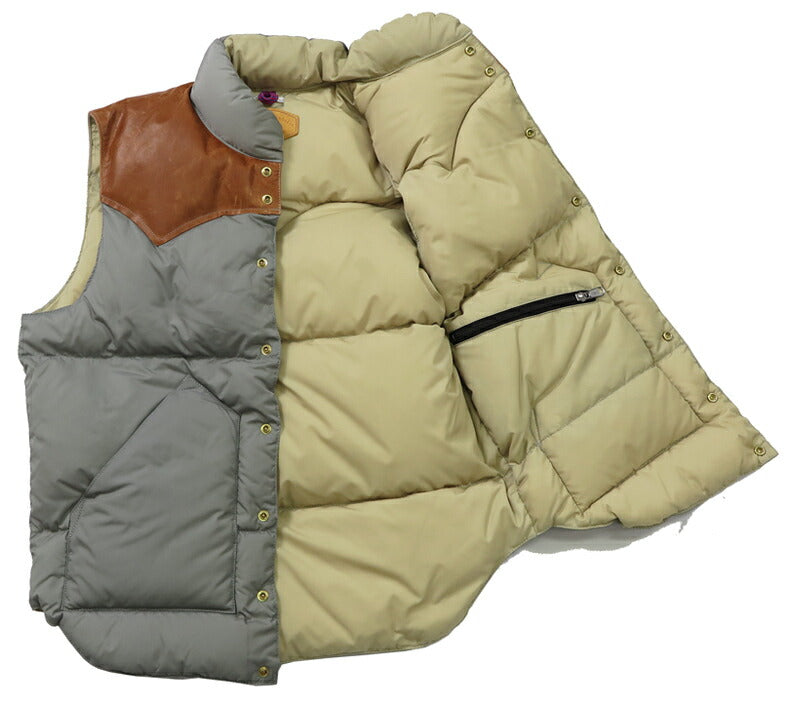 ウェアハウス WAREHOUSE ロッキーマウンテン フェザーベッド ROCKY MOUNTAIN FEATHERBED リップストップไนลอน ダウンเวสต์ ホースไฮด์ เลเซอร์ยอร์ค NYLON DOWN VEST ขนเป็ดขาว WH2221