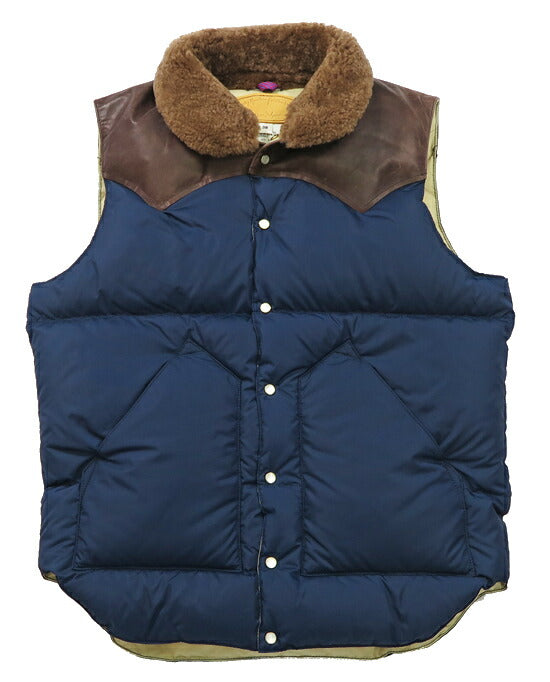 ウェアハウス WAREHOUSE ロッキーマウンテン フェザーベッド ROCKY MOUNTAIN FEATHERBED リップストップไนลอน คริสตี้ ダウンเวสต์ ホースไฮด์ เลเซอร์ยอร์ค NYLON DOWN VEST ขนเป็ดขาว WH2222