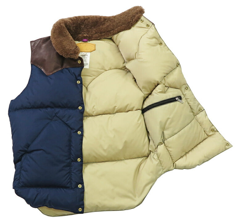 ウェアハウス WAREHOUSE ロッキーマウンテン フェザーベッド ROCKY MOUNTAIN FEATHERBED リップストップไนลอน คริสตี้ ダウンเวสต์ ホースไฮด์ เลเซอร์ยอร์ค NYLON DOWN VEST ขนเป็ดขาว WH2222