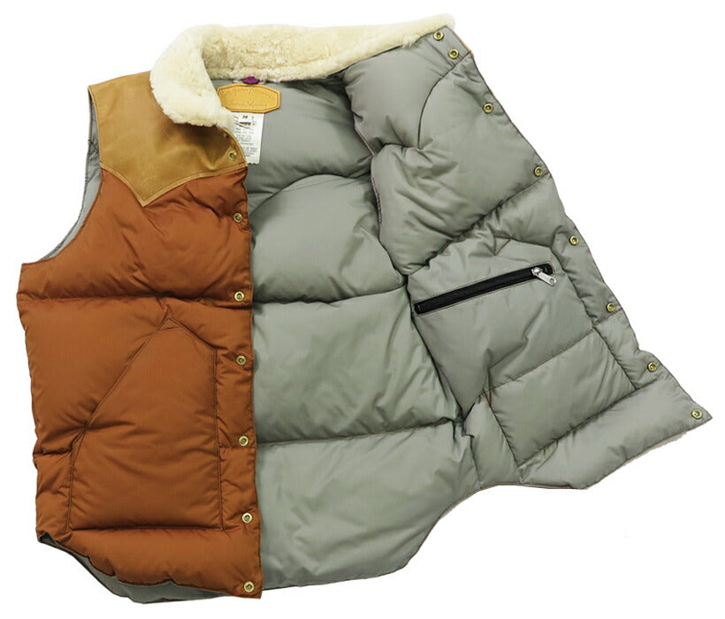 ウェアハウス WAREHOUSE ロッキーマウンテン フェザーベッド ROCKY MOUNTAIN FEATHERBED リップストップไนลอน คริสตี้ ダウンเวสต์ ホースไฮด์ เลเซอร์ยอร์ค NYLON DOWN VEST ขนเป็ดขาว WH2222