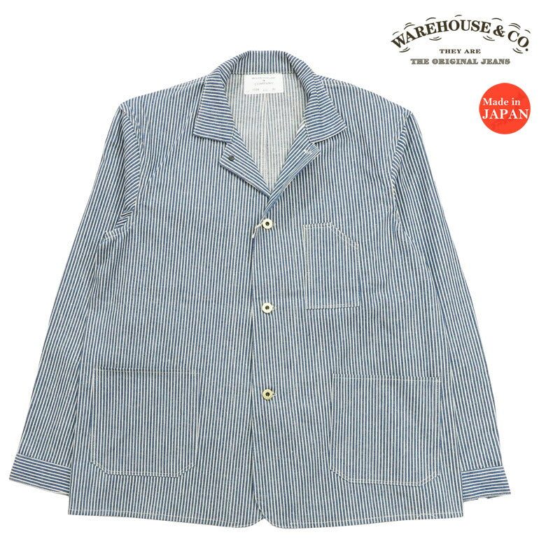 ウェアハウス WAREHOUSE Lot.2224 1920's フリーランド チョー ジャケット ヒッコリーストライプ カバーオール
