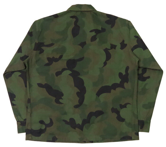 Warehouse WAREHOUSE Chaqueta utilitaria USMC de sarga espina de pescado P53 Lot.2226 camuflaje FIRST-TIME