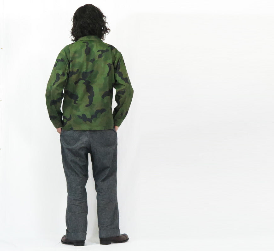Warehouse WAREHOUSE Chaqueta utilitaria USMC de sarga espina de pescado P53 Lot.2226 camuflaje FIRST-TIME