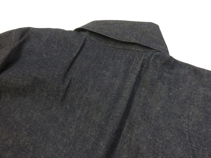 ウェアハウス WAREHOUSE Blusa de cuadros azul índigo y blanco de los años 1900 Lot.2231, chaqueta de mezclilla