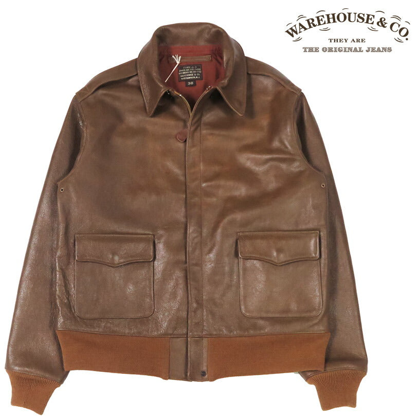 ウェアハウス WAREHOUSE Chaqueta de vuelo tipo A-2 Werber Leather Coat Co. MODELO PRIMERO ORDER NO.33-1729 Lot.2232