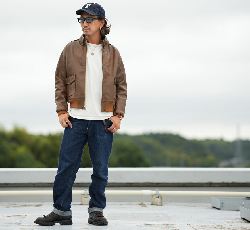 ウェアハウス WAREHOUSE Chaqueta de vuelo tipo A-2 Werber Leather Coat Co. MODELO PRIMERO ORDER NO.33-1729 Lot.2232