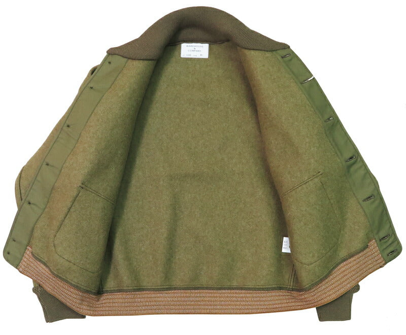 ウェアハウス WAREHOUSE A-1 スタイル ウールメルトン ジャケット Lot.2233