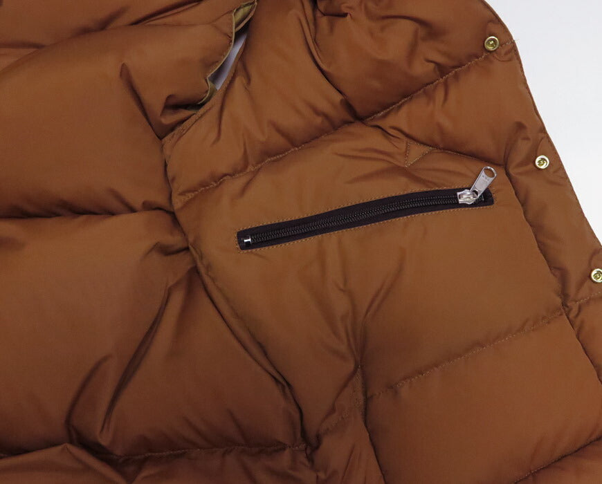 ウェアハウス WAREHOUSE ロッキーマウンテン フェザーベッド ROCKY MOUNTAIN FEATHERBED ไนลอน คริสตี้ เสื้อกั๊กดาวน์ โยคหนังม้าฮอร์สไฮด์ NYLON CHRISTY DOWN VEST ขนเป็ดขาว WH2235