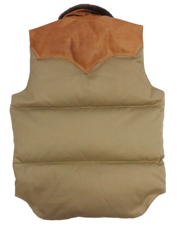 ウェアハウス WAREHOUSE ロッキーマウンテン フェザーベッド ROCKY MOUNTAIN FEATHERBED ウェストポイントクロス クリスティ ダウンベスト ホースハイド レザーヨーク NYLON CHRISTY DOWN VEST ホワイトダックダウン WH2238