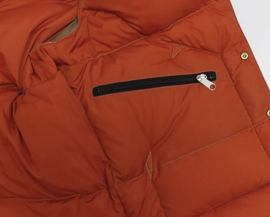 ウェアハウス WAREHOUSE ロッキーマウンテン フェザーベッド ROCKY MOUNTAIN FEATHERBED ウェストポイントクロス クリスティ ダウンベスト ホースハイド レザーヨーク NYLON CHRISTY DOWN VEST ホワイトダックダウン WH2238