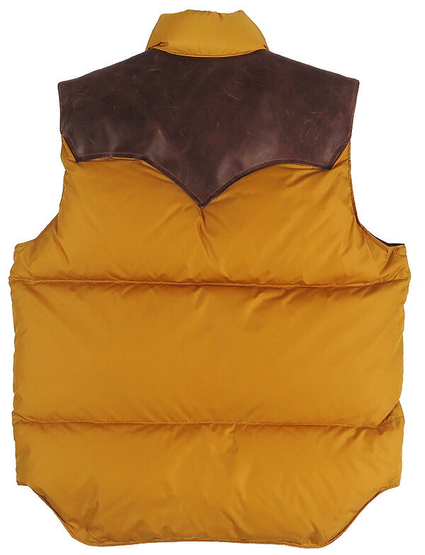 ウェアハウスWAREHOUSEロッキーマウンテンフェザーベッドROCKYMOUNTAINFEATHERBEDナイロンダウンベストホースハイドレザーヨークNYLONDOWNVESTホワイトダックダウンWH2234【2025年秋冬新作】