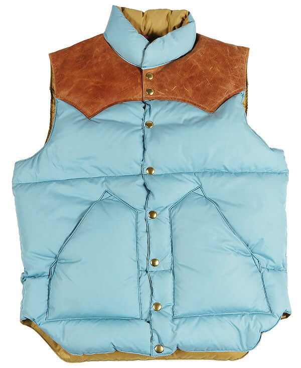 ウェアハウスWAREHOUSEロッキーマウンテンフェザーベッドROCKYMOUNTAINFEATHERBEDナイロンダウンベストホースハイドレザーヨークNYLONDOWNVESTホワイトダックダウンWH2234【2025年秋冬新作】
