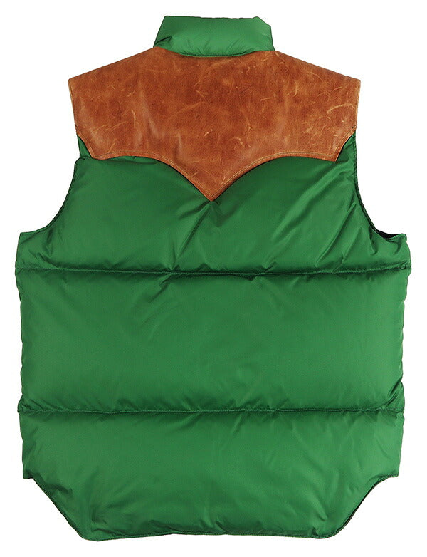 ウェアハウスWAREHOUSEロッキーマウンテンフェザーベッドROCKYMOUNTAINFEATHERBEDナイロンダウンベストホースハイドレザーヨークNYLONDOWNVESTホワイトダックダウンWH2234【2025年秋冬新作】