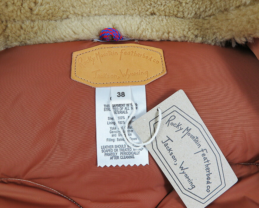 ウェアハウス WAREHOUSE ロッキーマウンテン フェザーベッド ROCKY MOUNTAIN FEATHERBED ナイロン クリスティ ダウンベスト ホースハイド レザーヨーク NYLON CHRISTY DOWN VEST ホワイトダックダウン WH2246 【2026年秋冬新作】