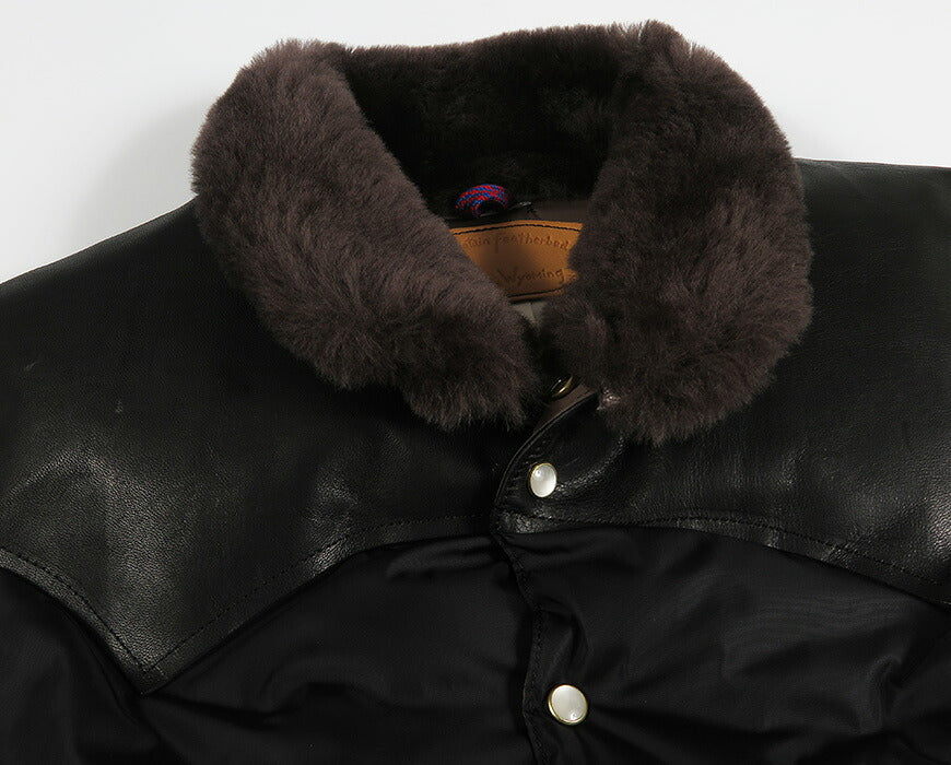 ウェアハウス WAREHOUSE ロッキーマウンテン フェザーベッド ROCKY MOUNTAIN FEATHERBED ナイロン クリスティ ダウンベスト ホースハイド レザーヨーク NYLON CHRISTY DOWN VEST ホワイトダックダウン WH2246 【2026年秋冬新作】