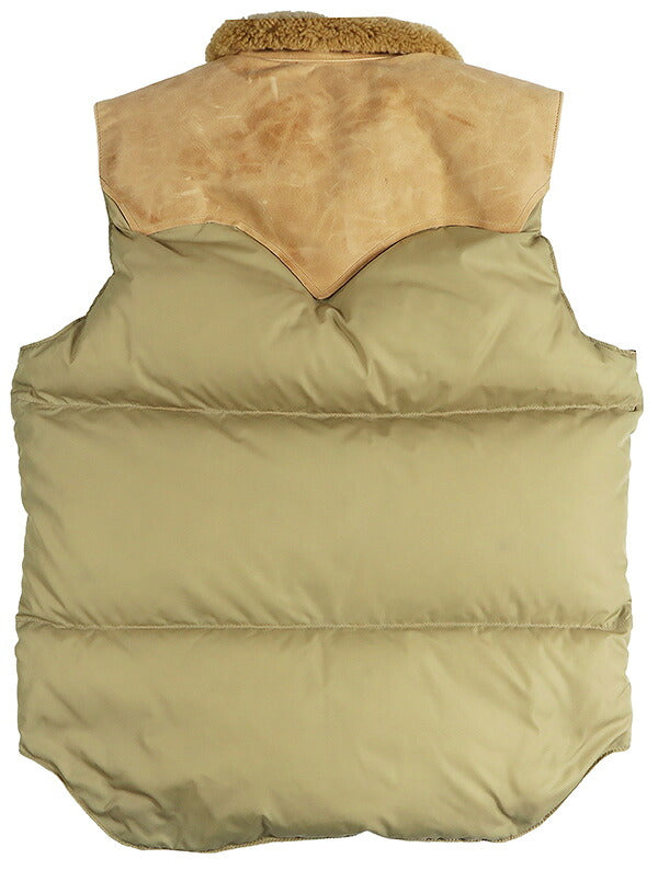 ウェアハウスWAREHOUSEロッキーマウンテンフェザーベッドROCKYMOUNTAINFEATHERBEDナイロンクリスティダウンベストホースハイドレザーヨークNYLONCHRISTYDOWNVESTホワイトダックダウンWH2235【2025年秋冬新作】