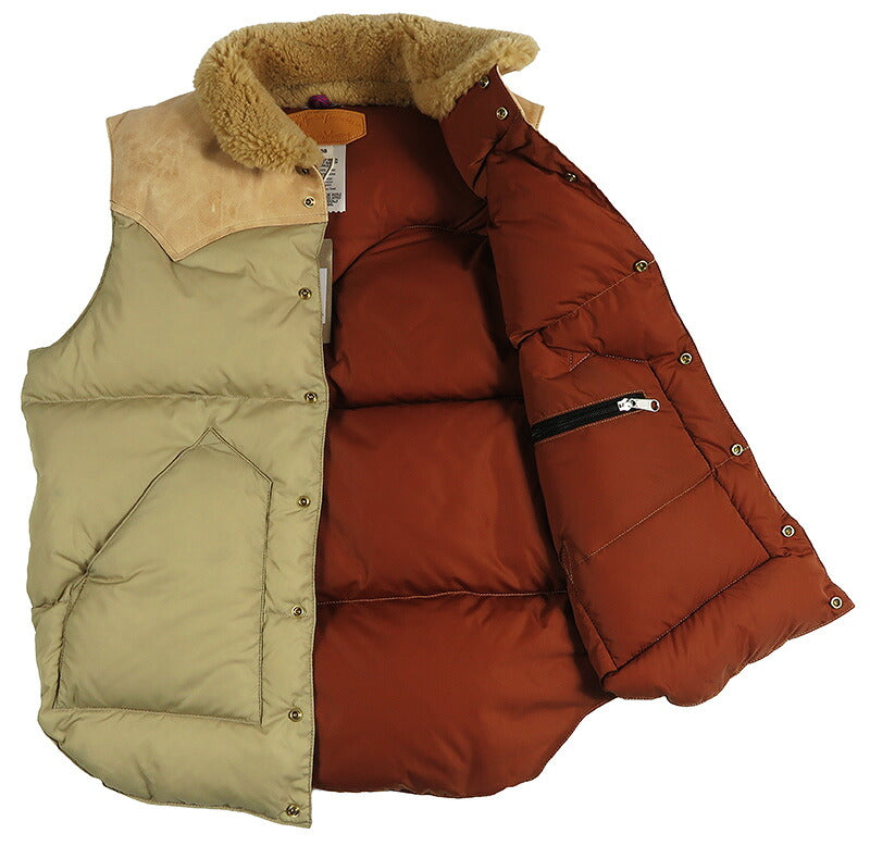 ウェアハウスWAREHOUSEロッキーマウンテンフェザーベッドROCKYMOUNTAINFEATHERBEDナイロンクリスティダウンベストホースハイドレザーヨークNYLONCHRISTYDOWNVESTホワイトダックダウンWH2235【2025年秋冬新作】