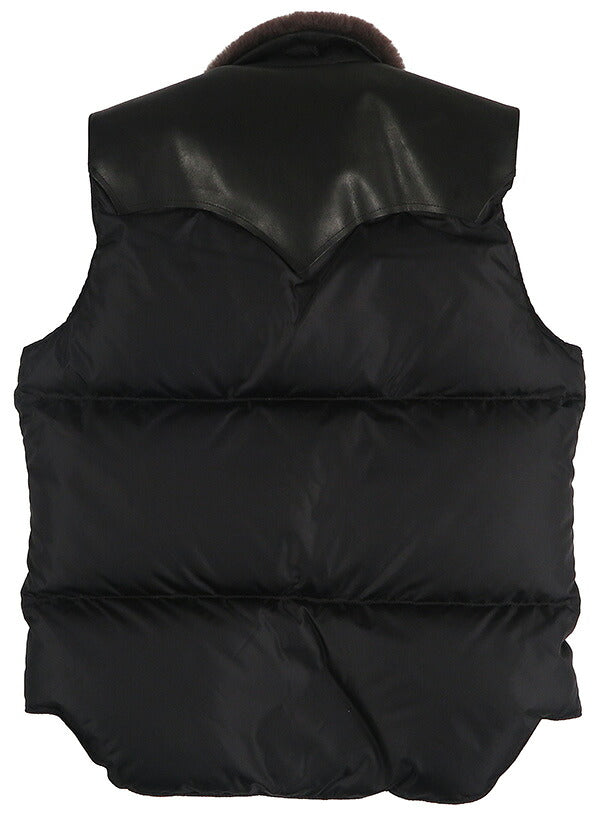ウェアハウスWAREHOUSEロッキーマウンテンフェザーベッドROCKYMOUNTAINFEATHERBEDナイロンクリスティダウンベストホースハイドレザーヨークNYLONCHRISTYDOWNVESTホワイトダックダウンWH2235【2025年秋冬新作】